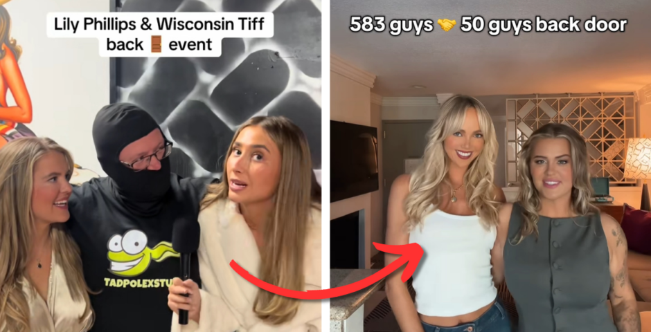 OnlyFans backdoor challenge, Lily Phillips, Annie Knight