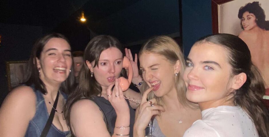 uni students from the university of manchester (a russell group uni) on a night out 