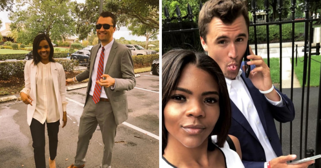 Charlie Kirk and Candace Owens