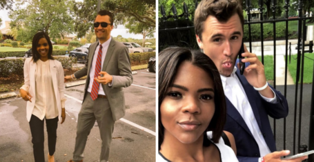 Charlie Kirk and Candace Owens