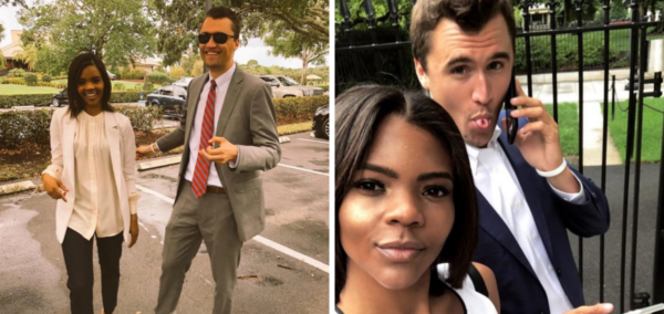 Charlie Kirk and Candace Owens