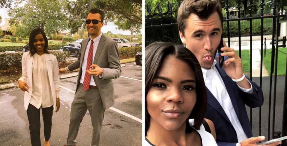 Charlie Kirk and Candace Owens