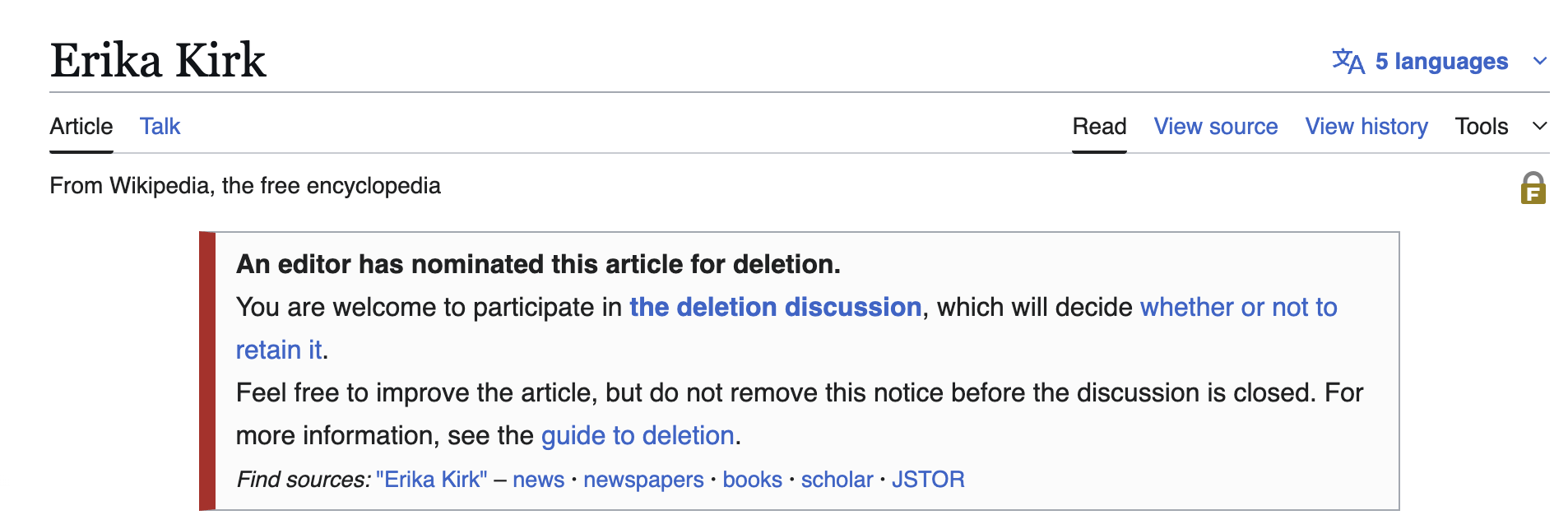 Erika Kirk Wikipedia