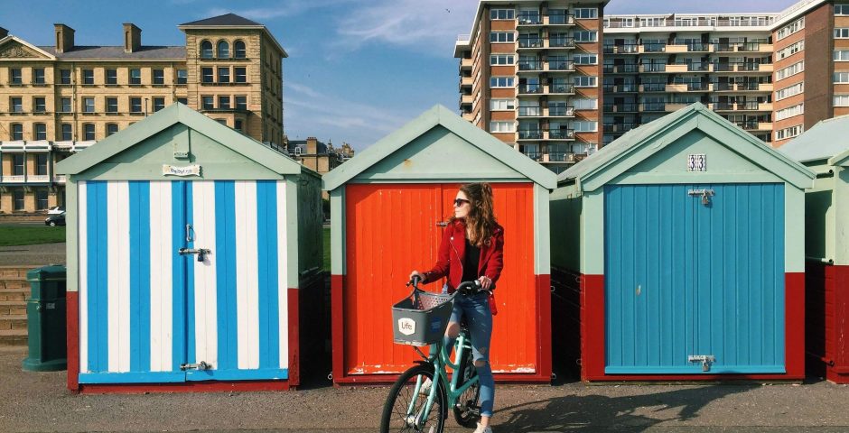 a uni student at brighton beach