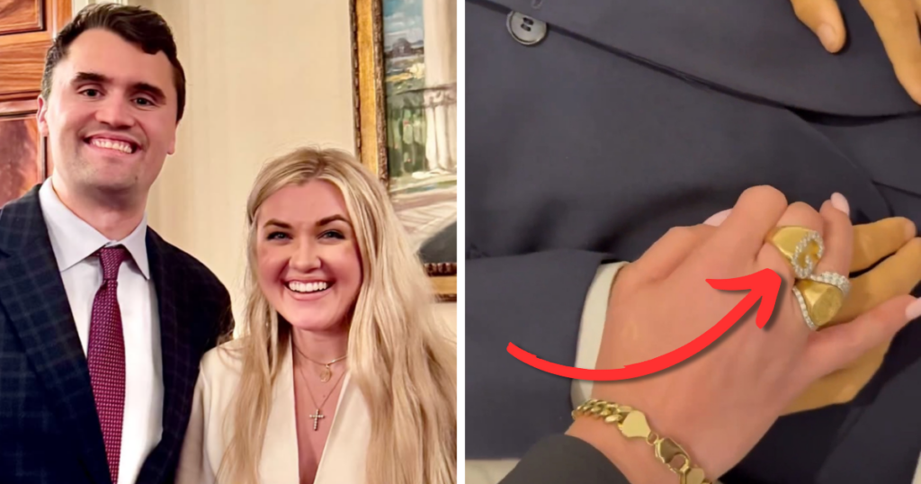 Erika Kirk, Charlie Kirk, ring
