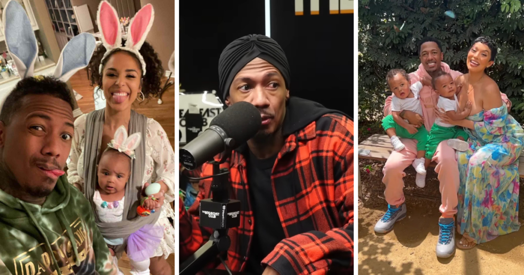 Nick Cannon with his families