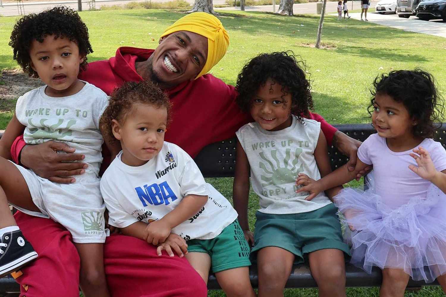 Nick Cannon and some of his 12 kids