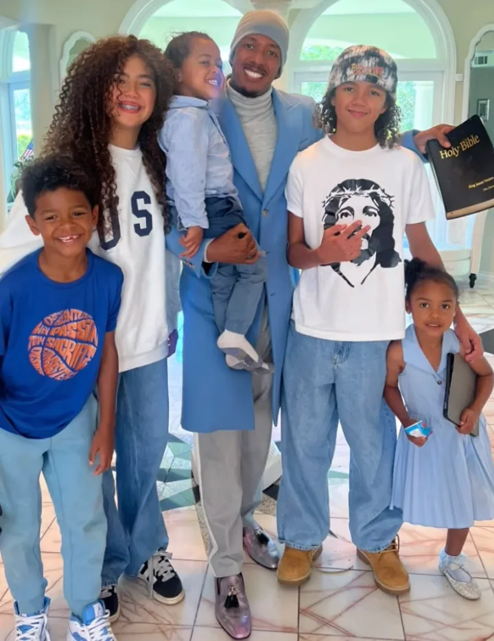 Nick Cannon and some of his 12 kids