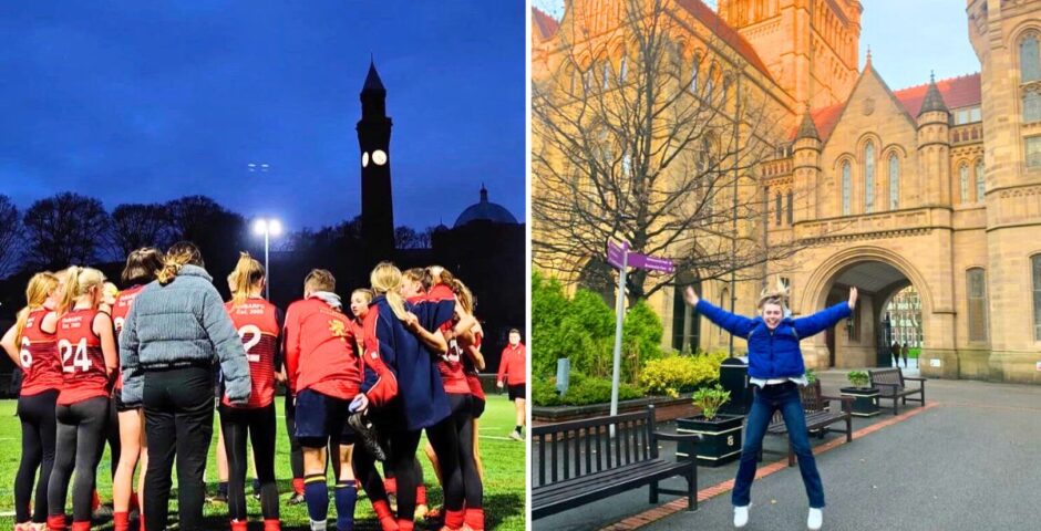students at the university of birmingham and a student at the university of manchester which are on the top 20 uk unis targeted the most by employers in 2025
