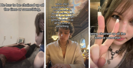 being chained up all the time tiktok