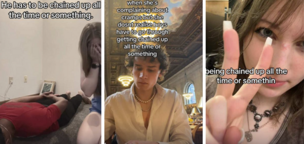 being chained up all the time tiktok