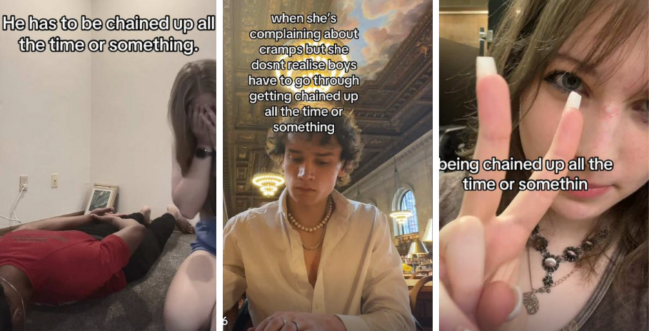 being chained up all the time tiktok