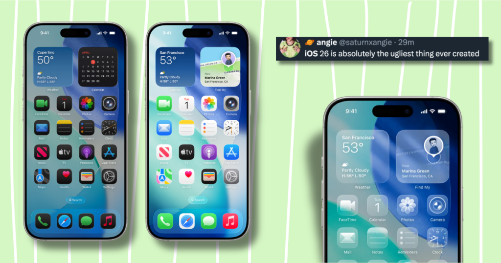 five worst IOS 26 features