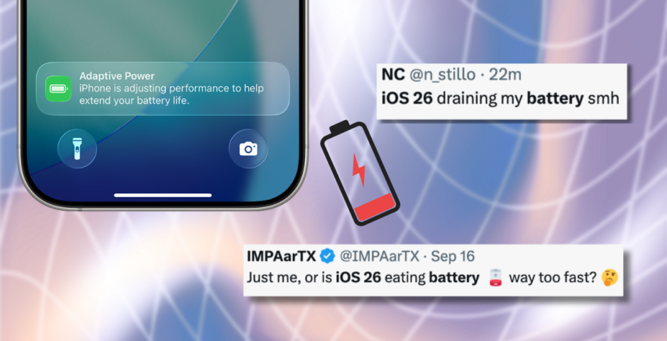 iOS 26 stop draining iPhone battery