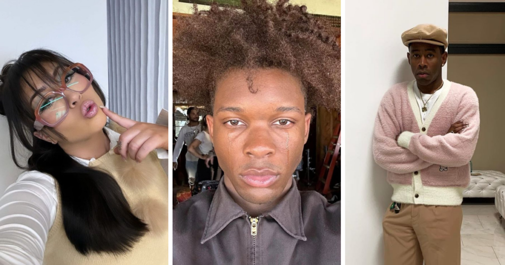 Kali Uchis, D4vd and Tyler the Creator