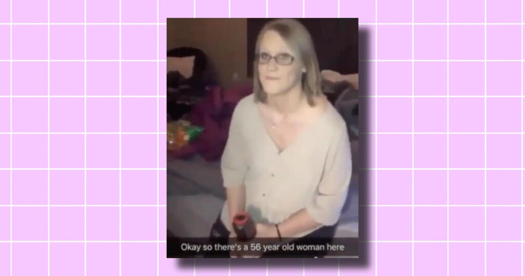 56 year old woman meme