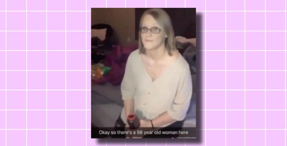56 year old woman meme