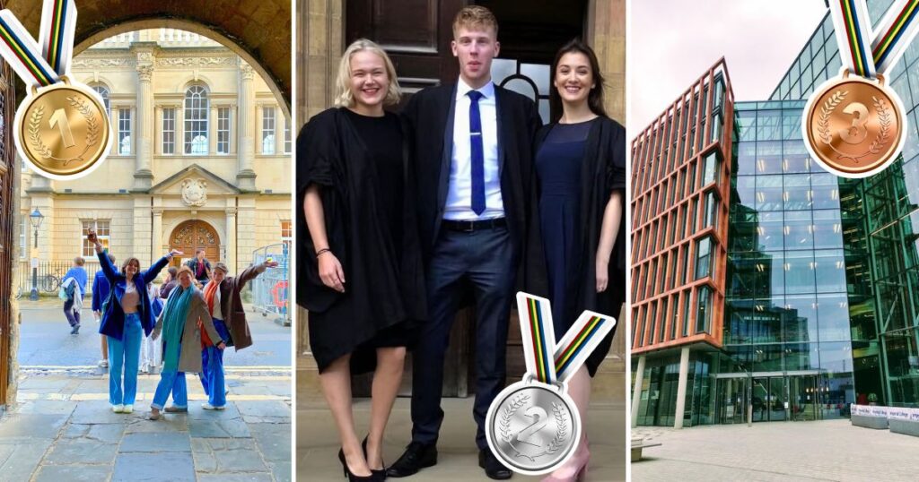 the university of oxford the university of cambridge and imperial college london the best three russell group unis based on all the rankings