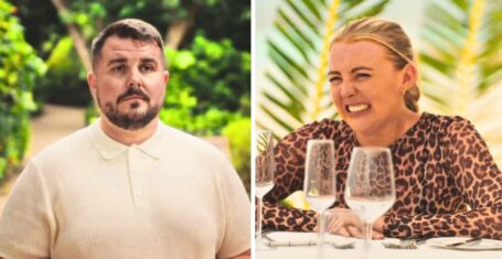 dean and sarah from mafs uk 2025 on their honeymoon not looking very happy