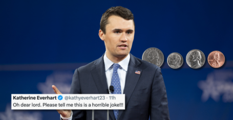 Charlie Kirk currency dragging