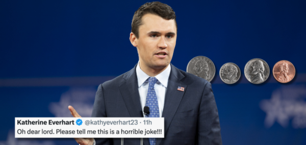 Charlie Kirk currency dragging