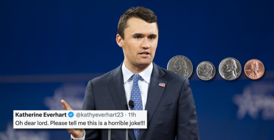 Charlie Kirk currency dragging
