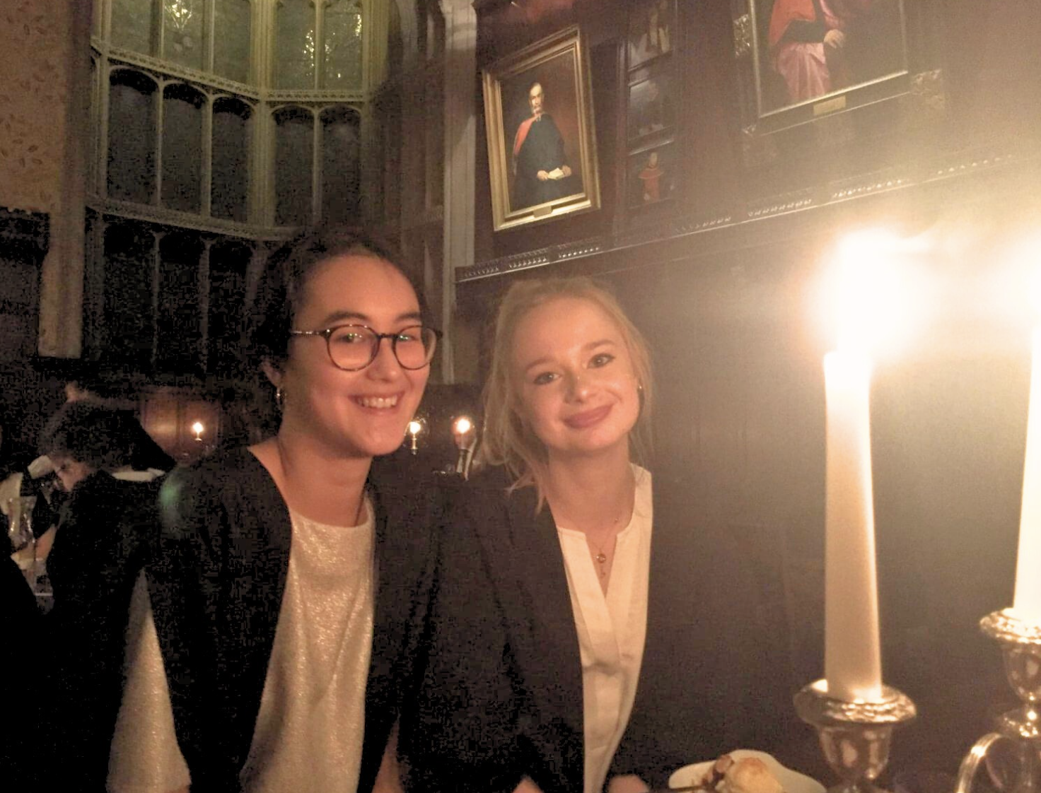 university of cambridge students at a formal at st john's college i think