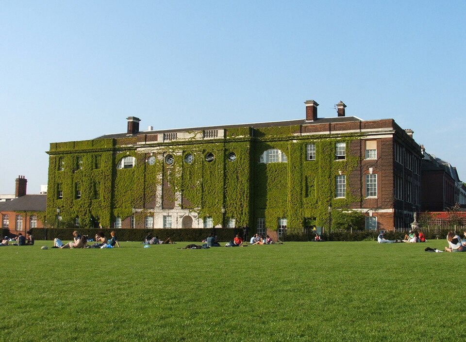 The one moderately well-known building at Goldsmiths one of the wokest unis apparently