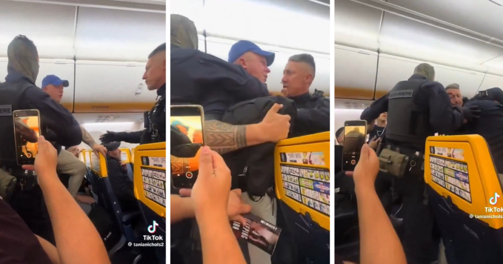 Man removed by police on flight in Toulouse