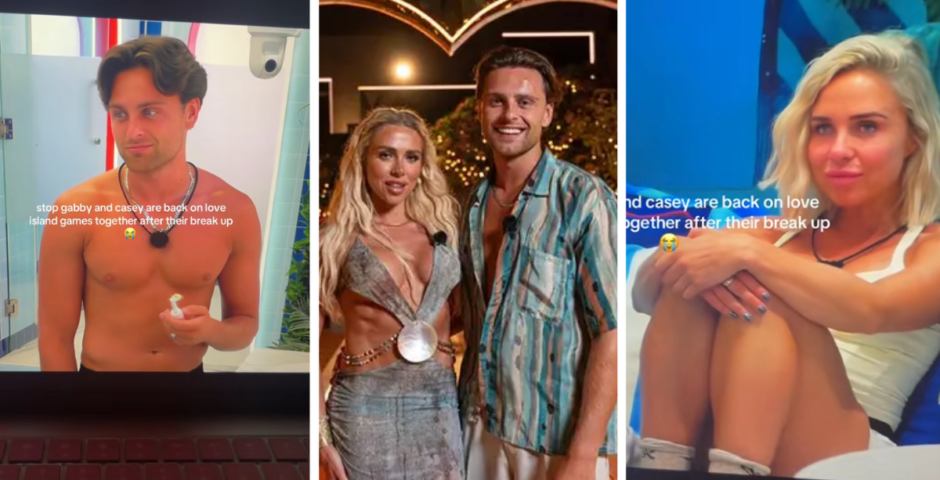Gabby and Casey on Love Island Games