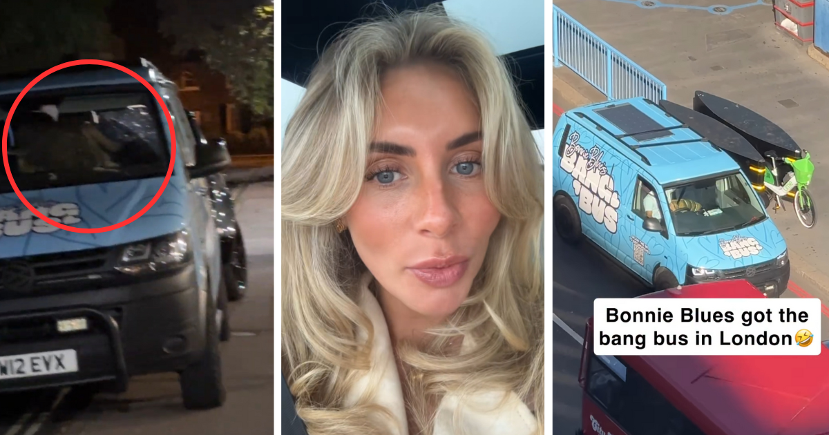 Hideous videos show Bonnie Blue in the act during Bang Bus tour