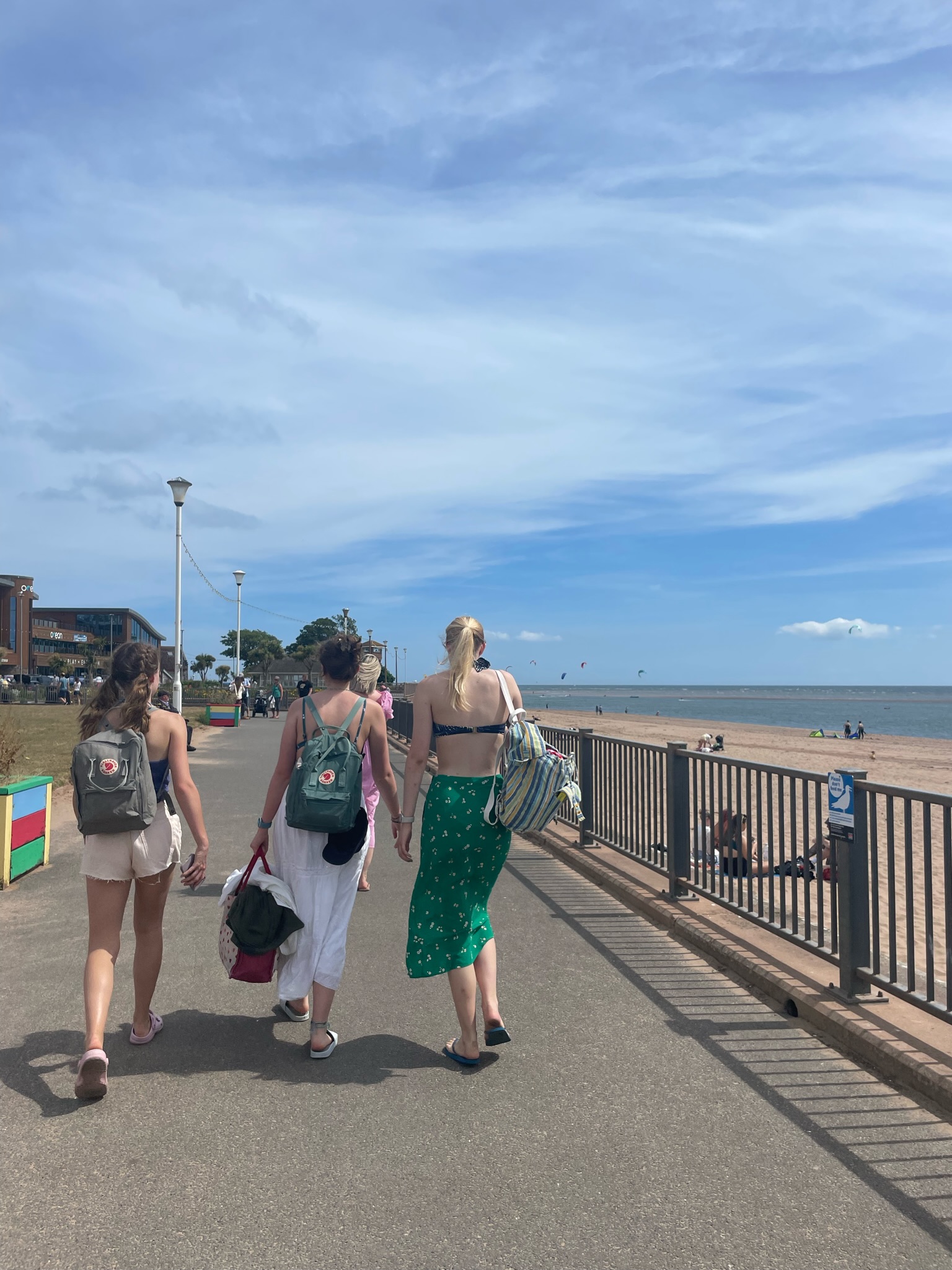 exmouth beach near the university of exeter and some uk uni students none of whom actually were at exeter