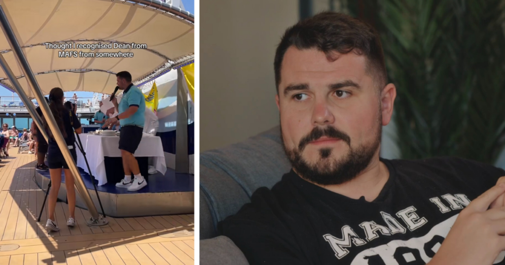 Dean from MAFS UK working on a cruise ship