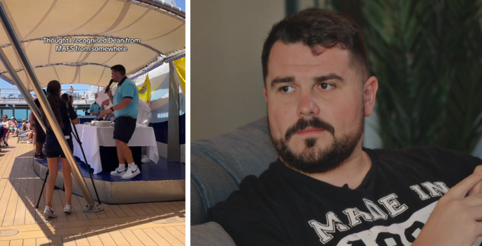 Dean from MAFS UK working on a cruise ship