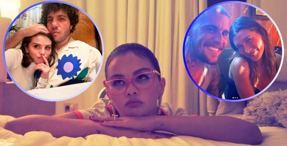 selena gomez and benny blanco then justin biber and hailey bieber