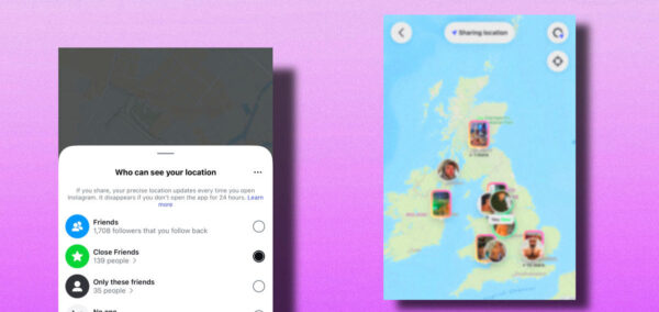 Instagram Maps UK update