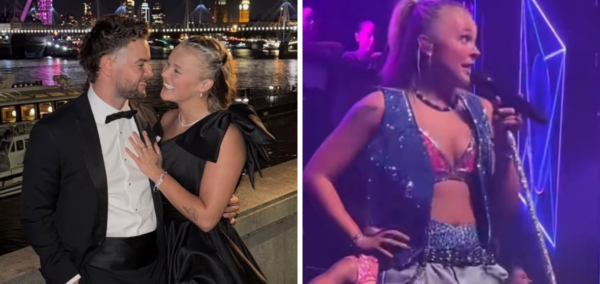 JoJo Siwa and Chris Hughes