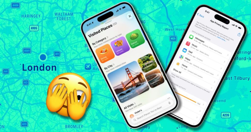 some iphones with ios26 on with the new apple maps visited places feature