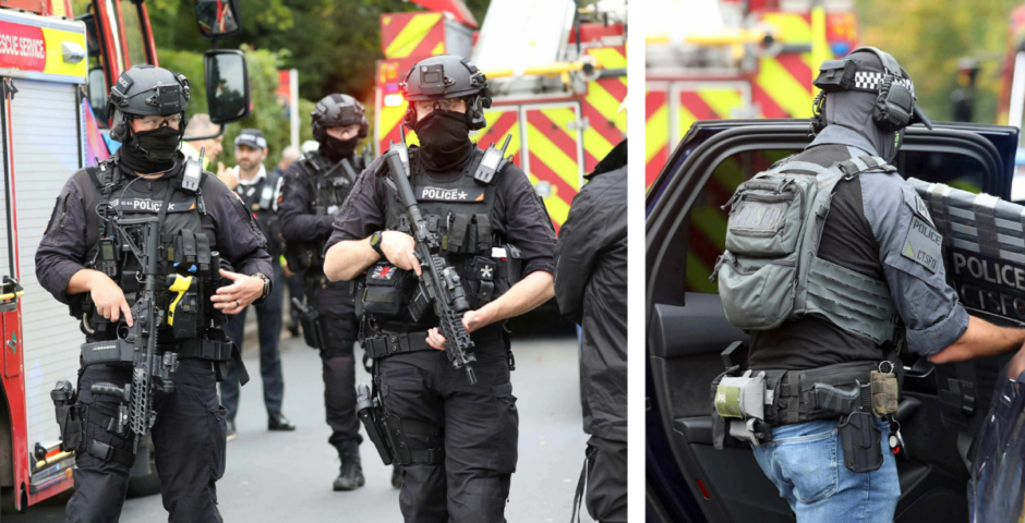 manchester synagogue attack police