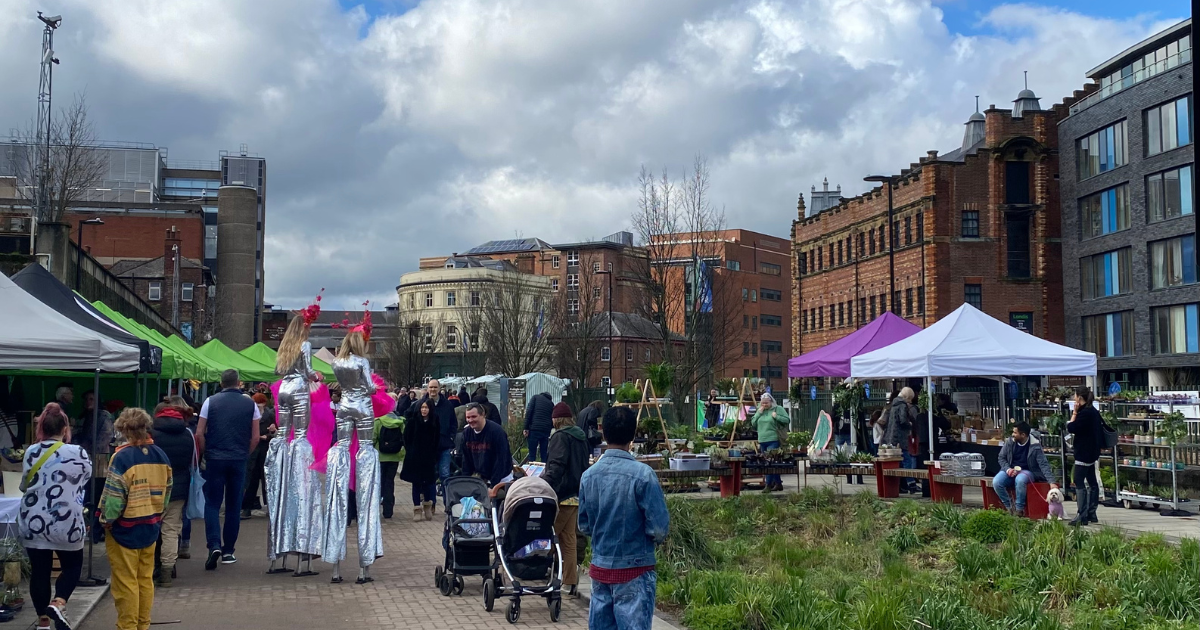 Pollen Market in Sheffield near the university of sheffield