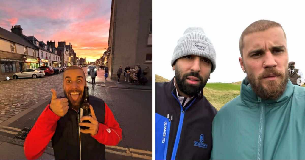 justin bieber st andrews