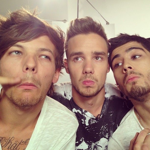 Louis Tomlinson, Liam Payne and Zayn Malik