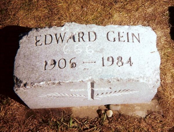 ed gein gravestone