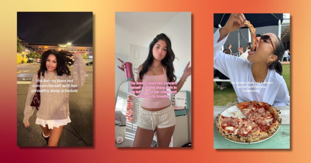 Lioness doesn't concern herself tiktok trend