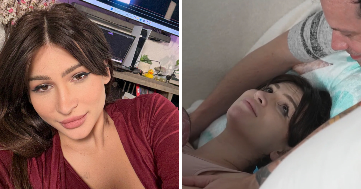 The strange reason this influencer live streamed her birth