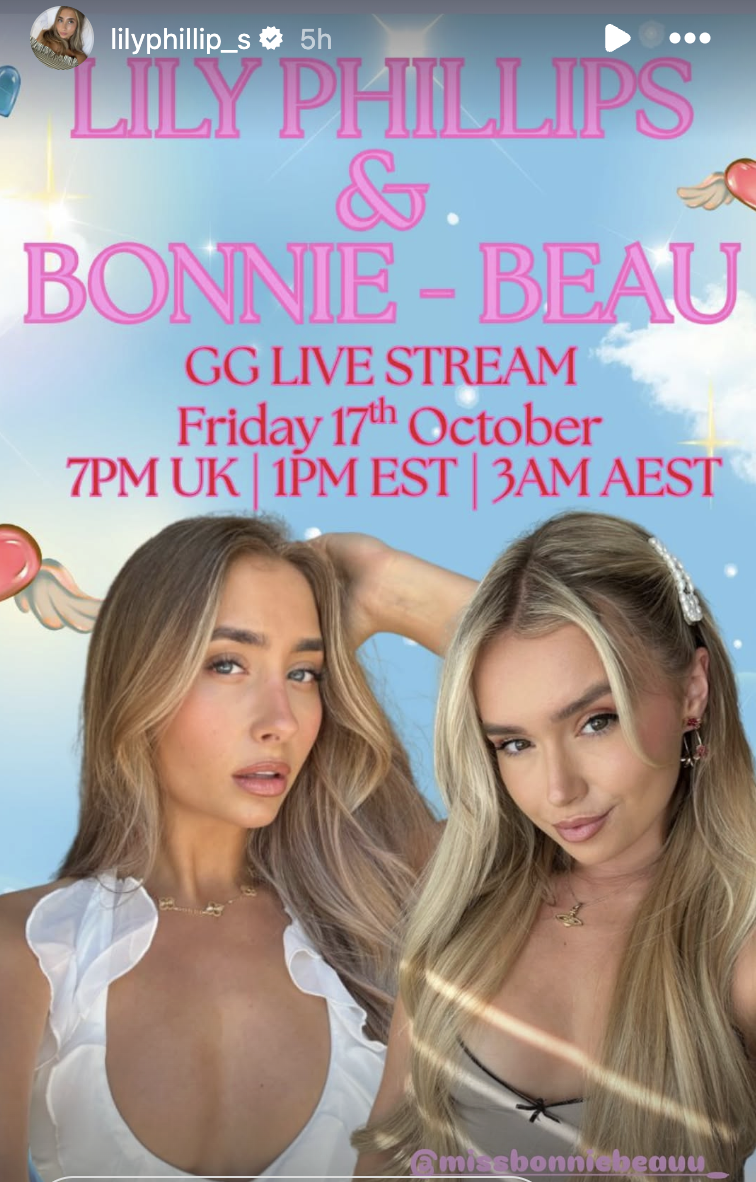 Lily Phillips and Bonnie-Beau