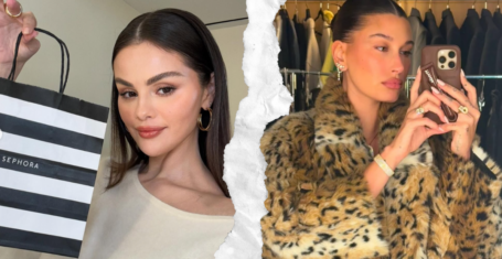 Hailey Bieber Selena Gomez pitted against