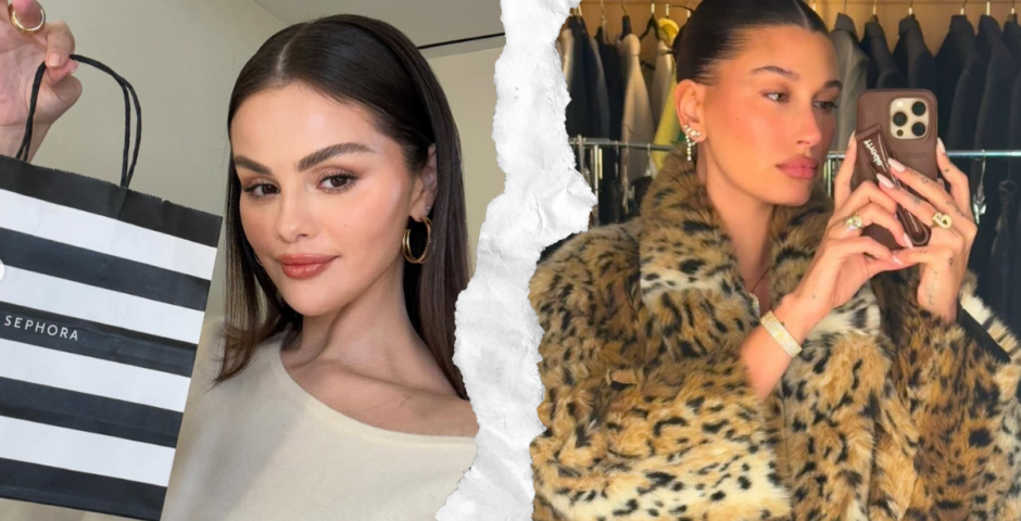Hailey Bieber Selena Gomez pitted against