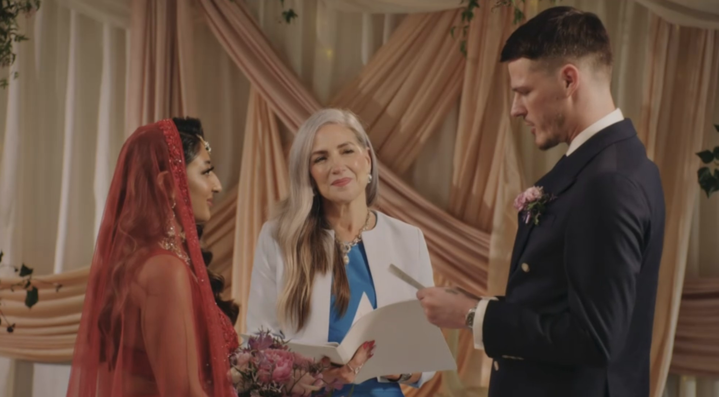 MAFS UK 2025 wedding for Nelly and Steven