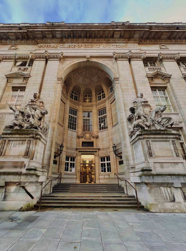 A very dramatic pic of the Imperial College London entrance
